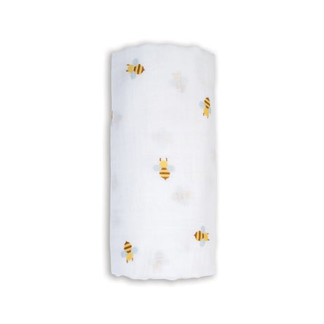 Lulujo Muslin Swaddle - Bees - Princess and the Pea Boutique