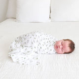 Lulujo Muslin Swaddle - Bunnies - Princess and the Pea Boutique