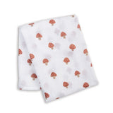 Lulujo Muslin Swaddle - Mushroom - Princess and the Pea Boutique