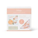 Lulujo Sweet as a Peach - Milestone Blanket - Princess and the Pea Boutique
