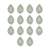 Lulujo Sweet as a Peach - Milestone Blanket - Princess and the Pea Boutique