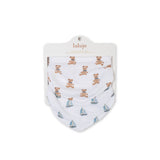 Lulujo Vintage Bears & Sailboats - Bandana Bibs - Princess and the Pea Boutique