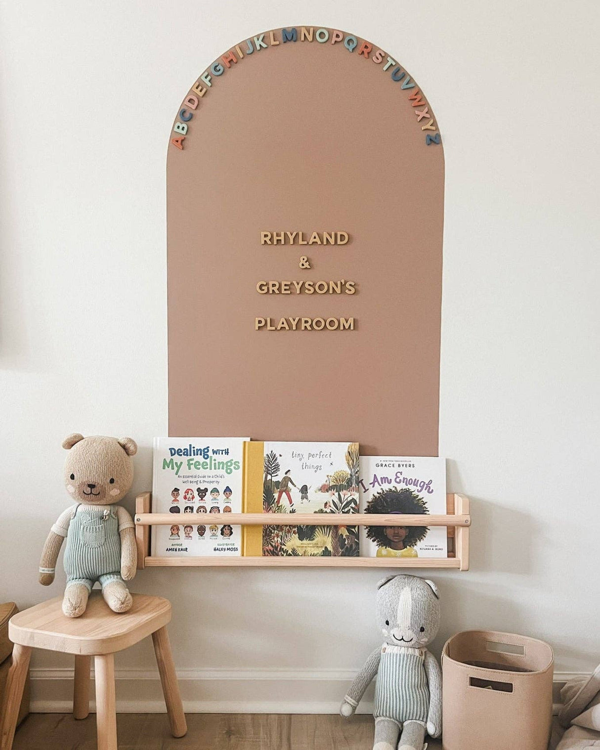 Magic Playwall - Arch Magnetic Wall Decal for Kids: Caramel - Princess and the Pea Boutique