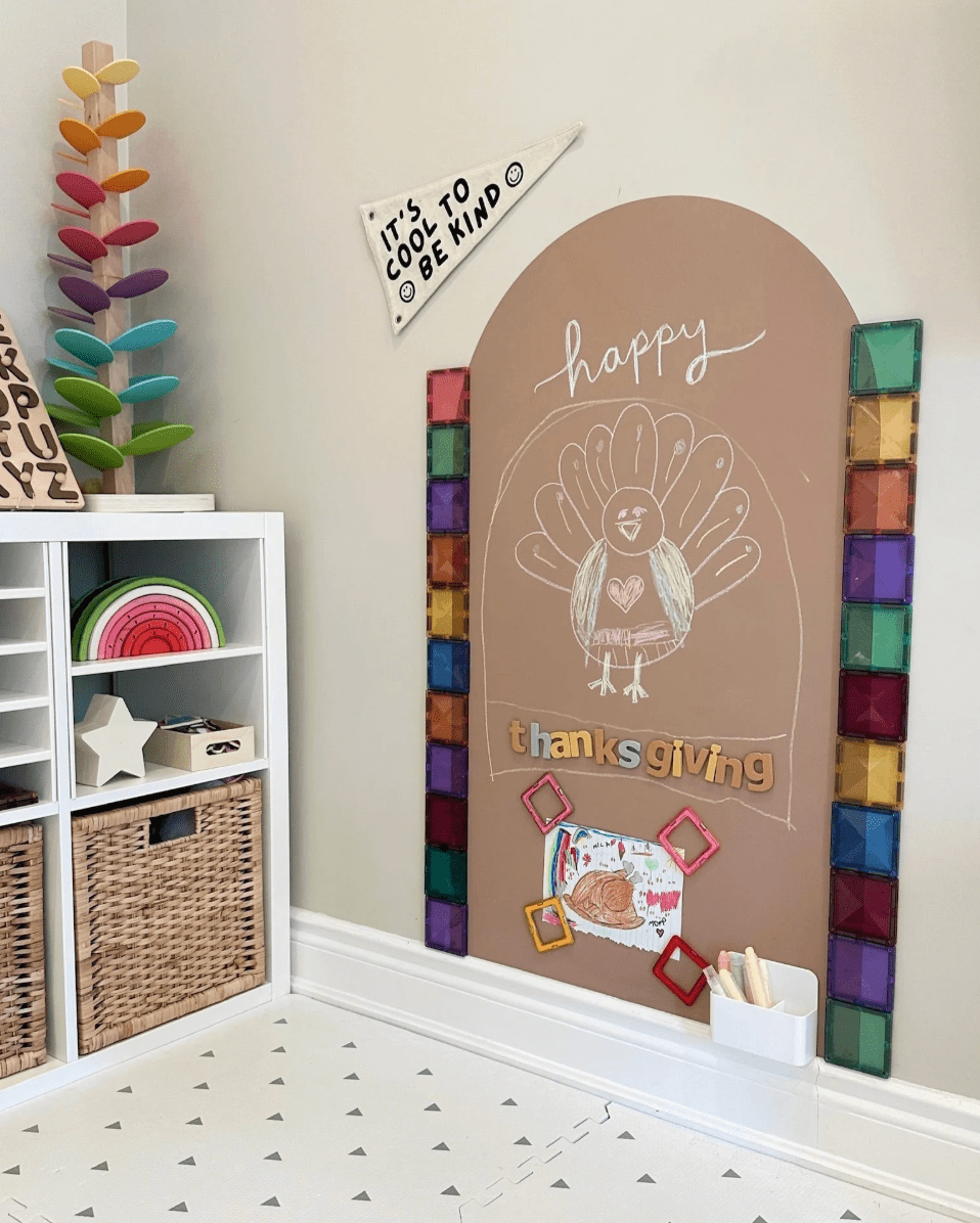 Magic Playwall - Arch Magnetic Wall Decal for Kids: Caramel - Princess and the Pea Boutique