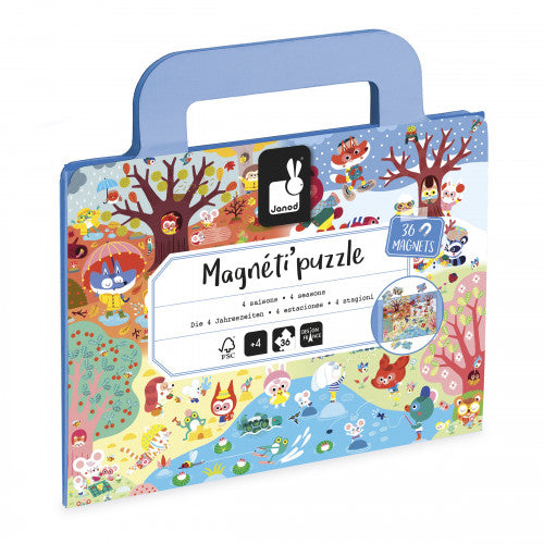Janod Magnetipuzzle - 4 Seasons 36pcs