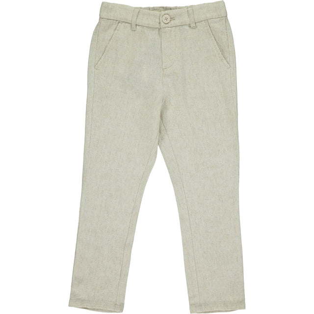 Me & Henry CHARLES Woven Pants - Cream - Princess and the Pea Boutique