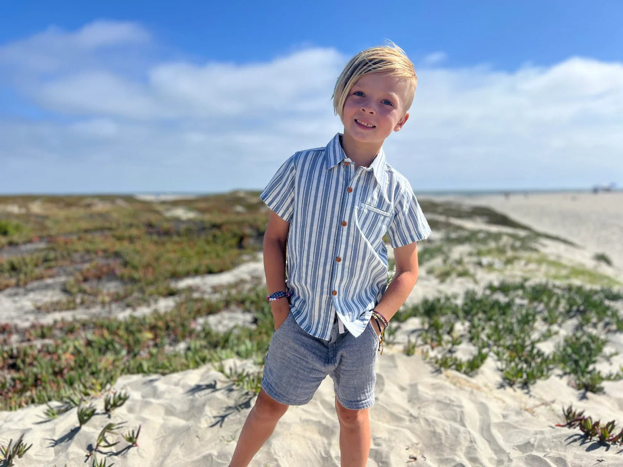 Me & Henry CREW gauze shorts - Princess and the Pea Boutique