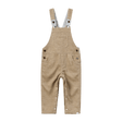 Me & Henry GENTRY Beige Moleskin Woven Overalls - Princess and the Pea Boutique