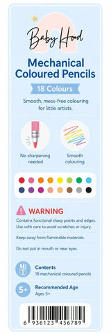Mechanical Colored Pencils 18 Colors - Princess and the Pea Boutique
