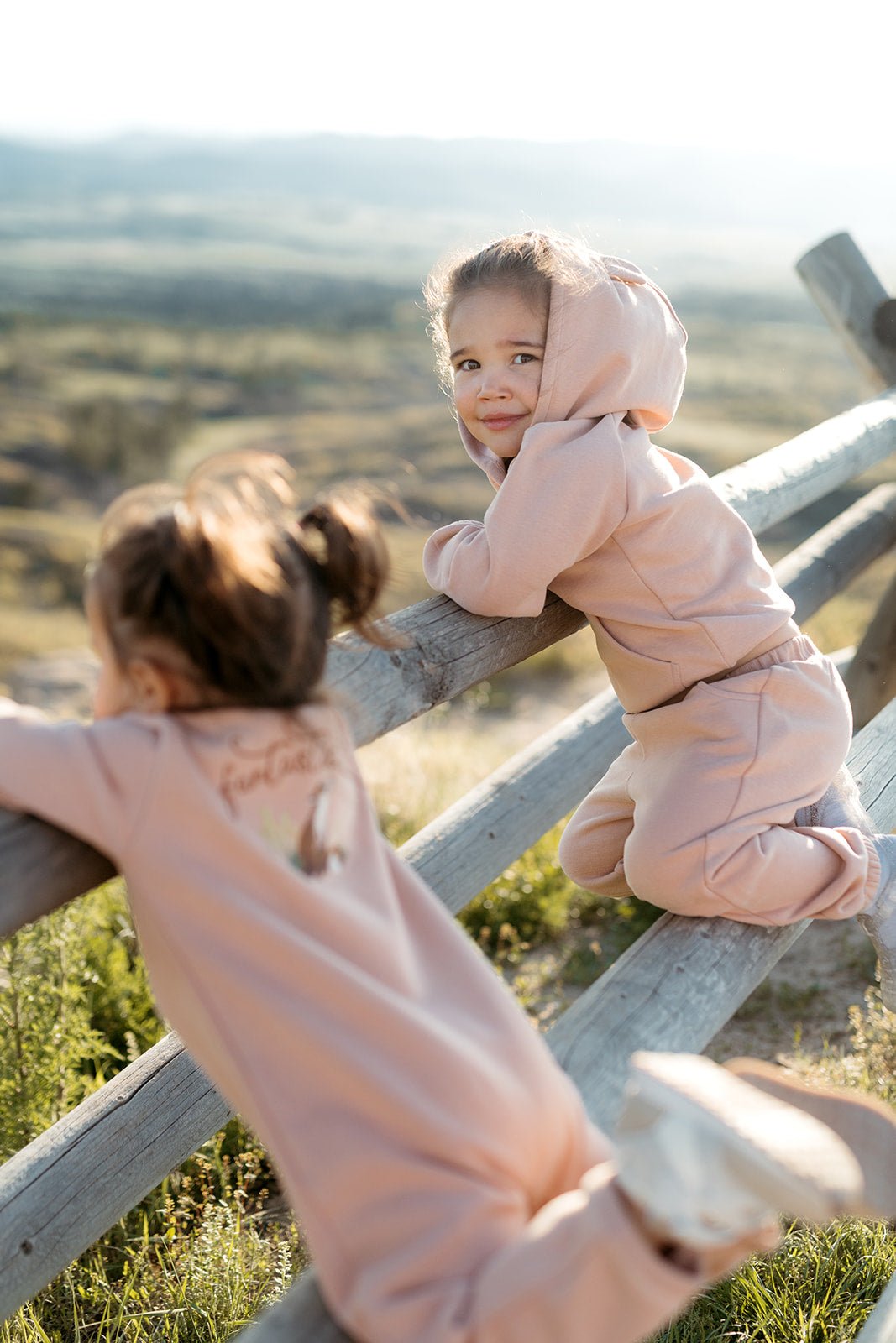 Milkbarn Bear Ear Hoodie Dusty Rose - Princess and the Pea Boutique