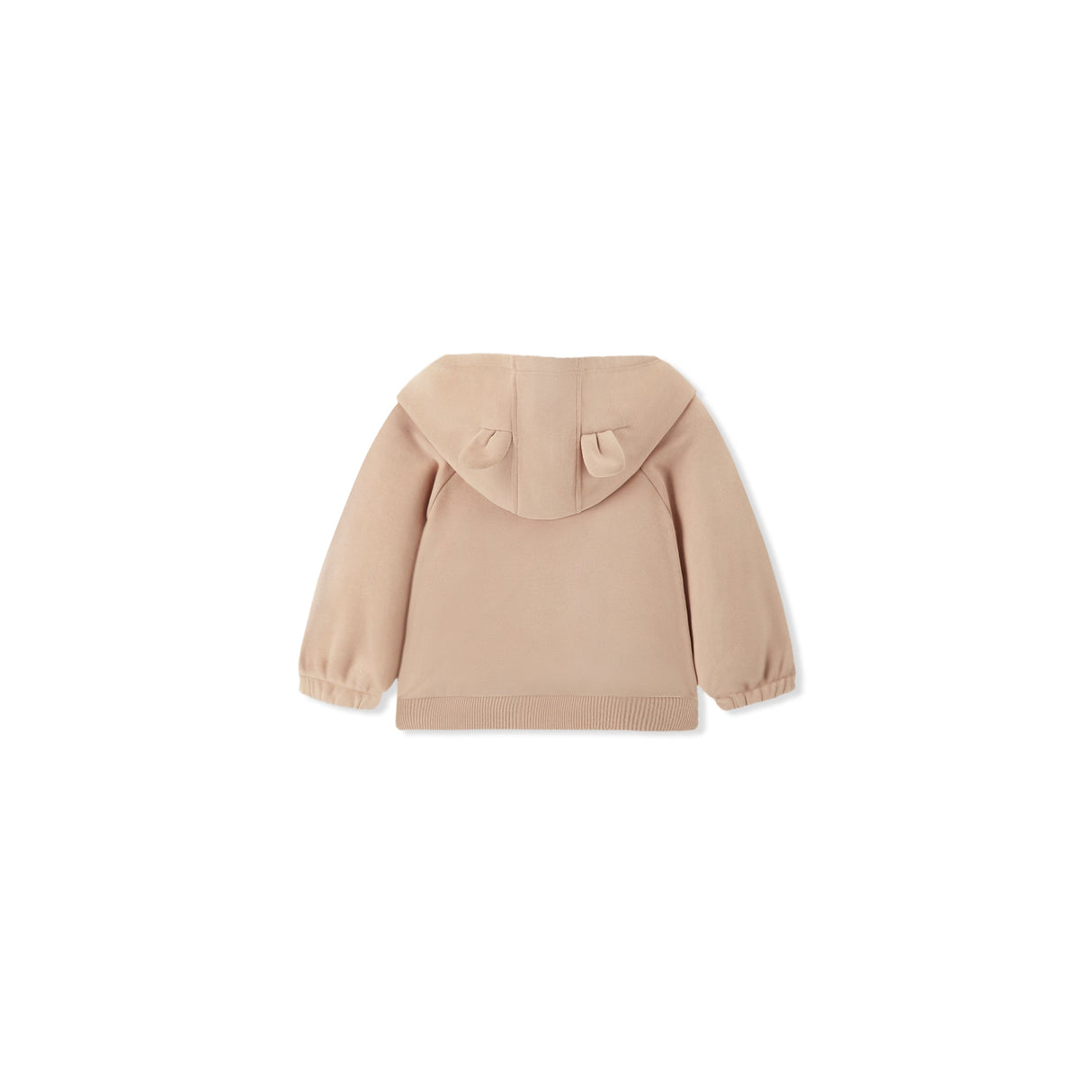 Milkbarn Bear Ear Hoodie Dusty Rose - Princess and the Pea Boutique