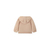 Milkbarn Bear Ear Hoodie Dusty Rose - Princess and the Pea Boutique