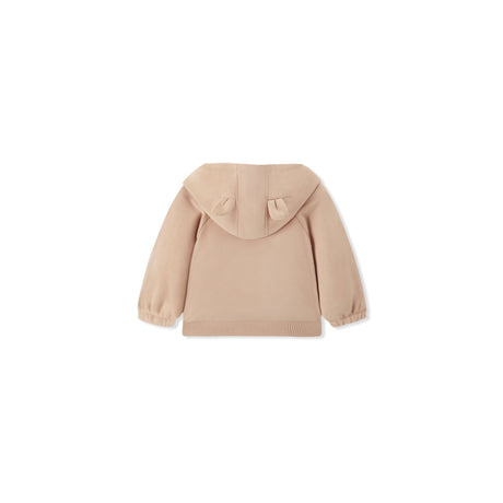 Milkbarn Bear Ear Hoodie Dusty Rose - Princess and the Pea Boutique