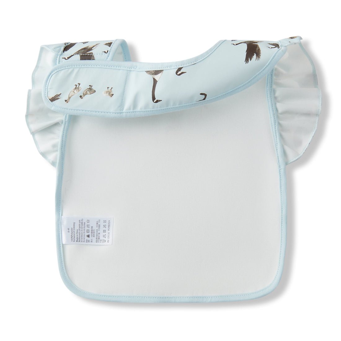 Milkbarn Goose Ruffle Pocket Bib - Princess and the Pea Boutique