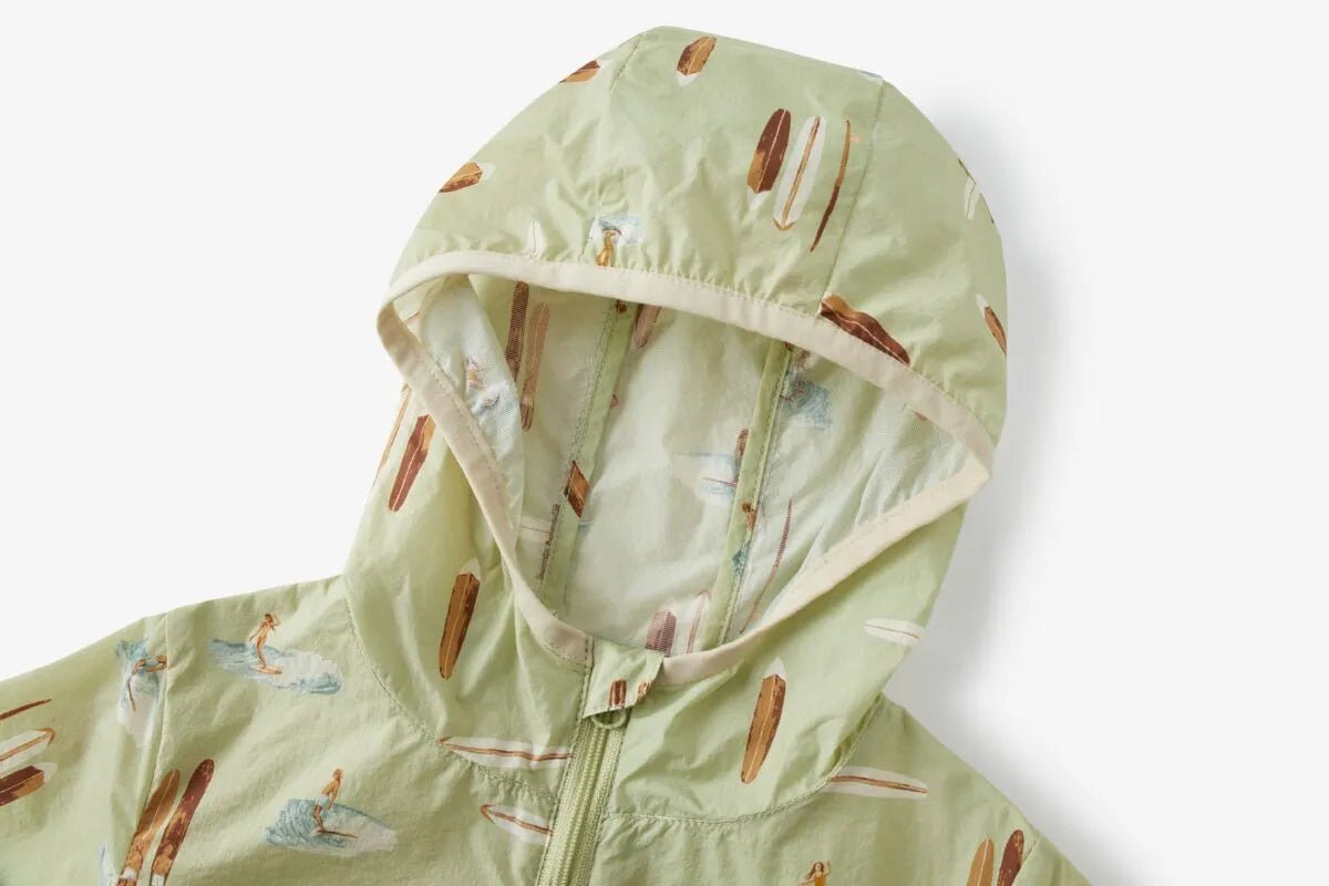 Milkbarn Hooded Sun Shield Windbreaker - Summer Surf - Princess and the Pea Boutique