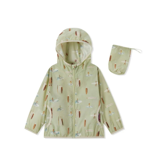 Milkbarn Hooded Sun Shield Windbreaker - Summer Surf - Princess and the Pea Boutique