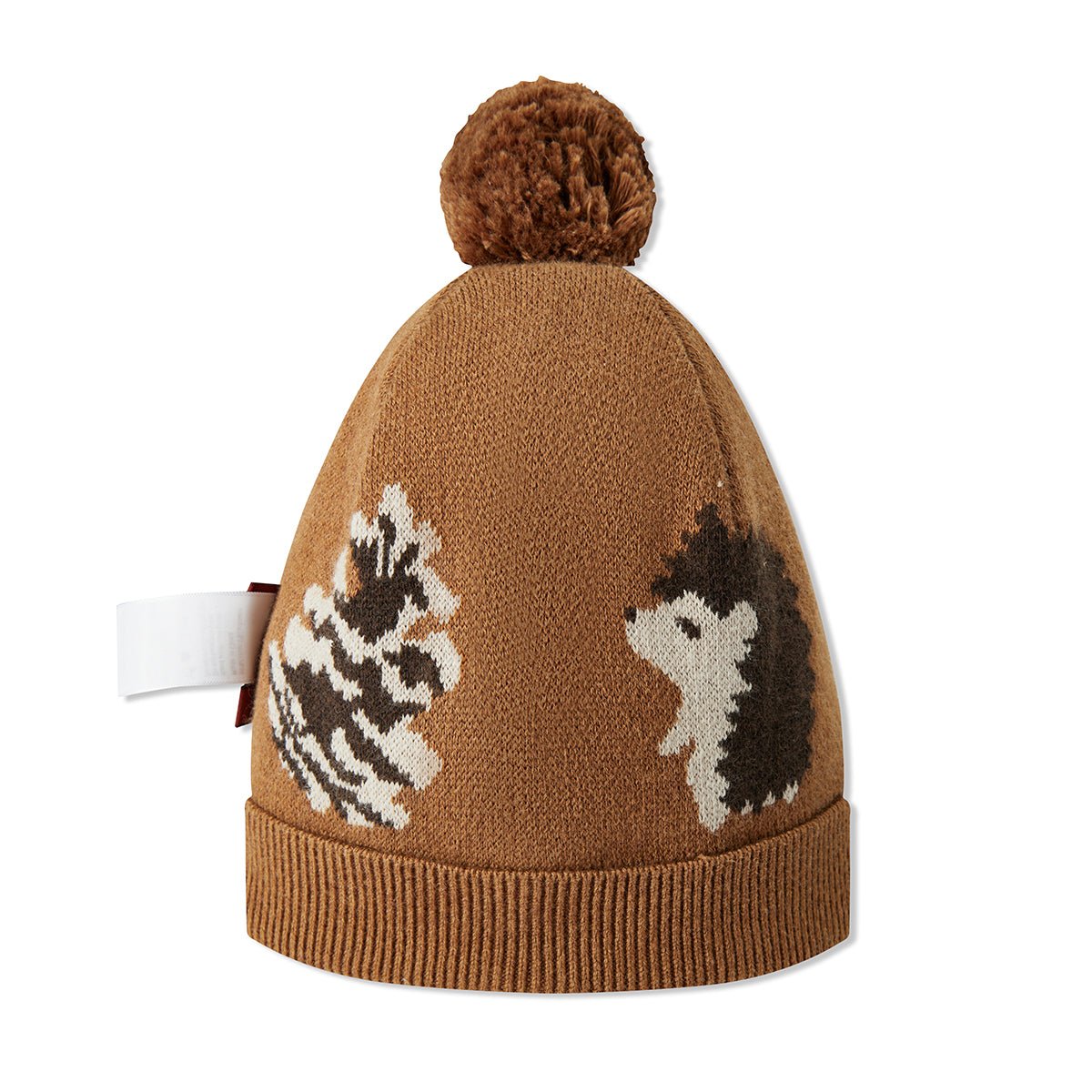 Milkbarn Knitted Pom Beanie Pinecone & Hedgehog - Princess and the Pea Boutique