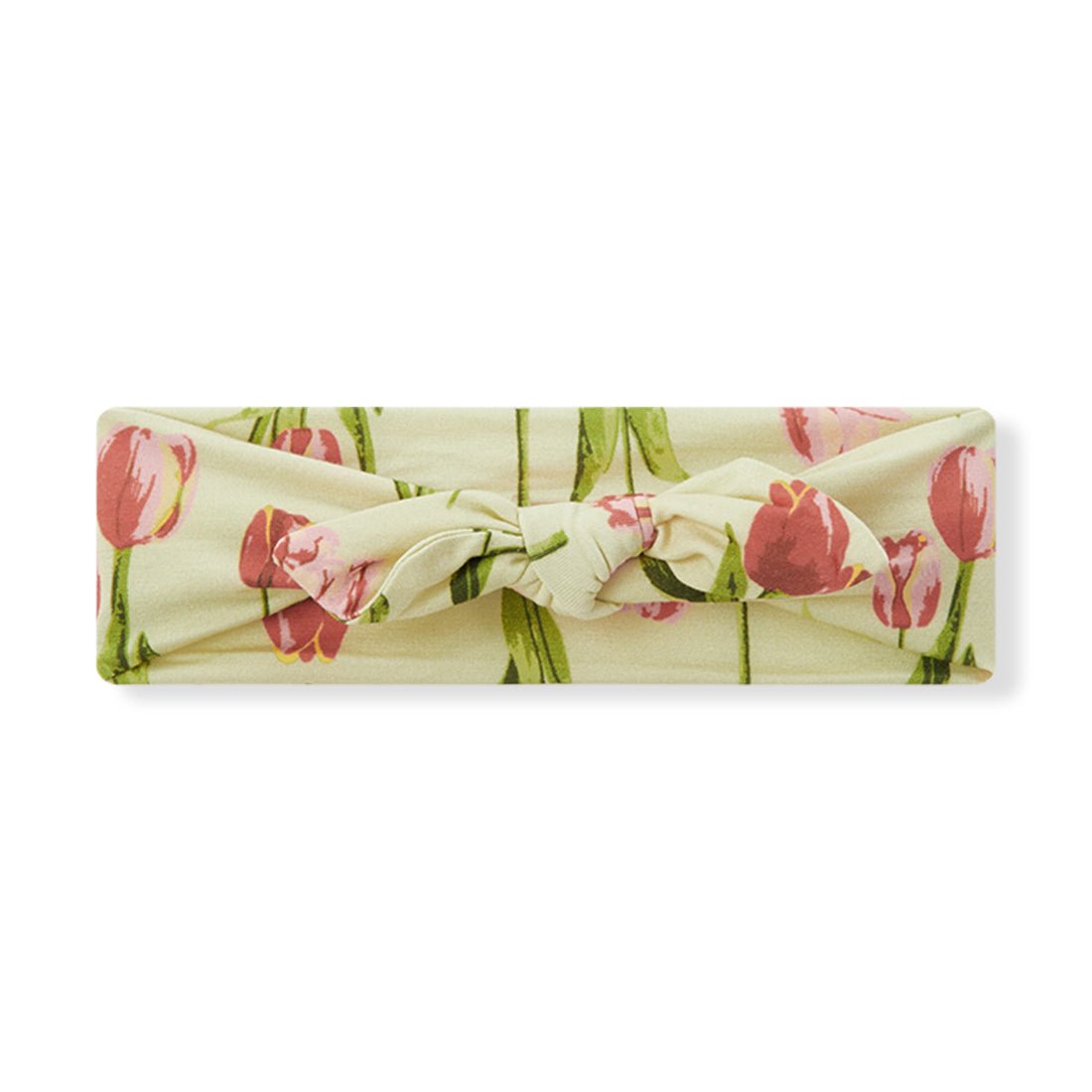 Milkbarn Luxe Stretch Knotted Headband Tulip 0 - 6M - Princess and the Pea Boutique