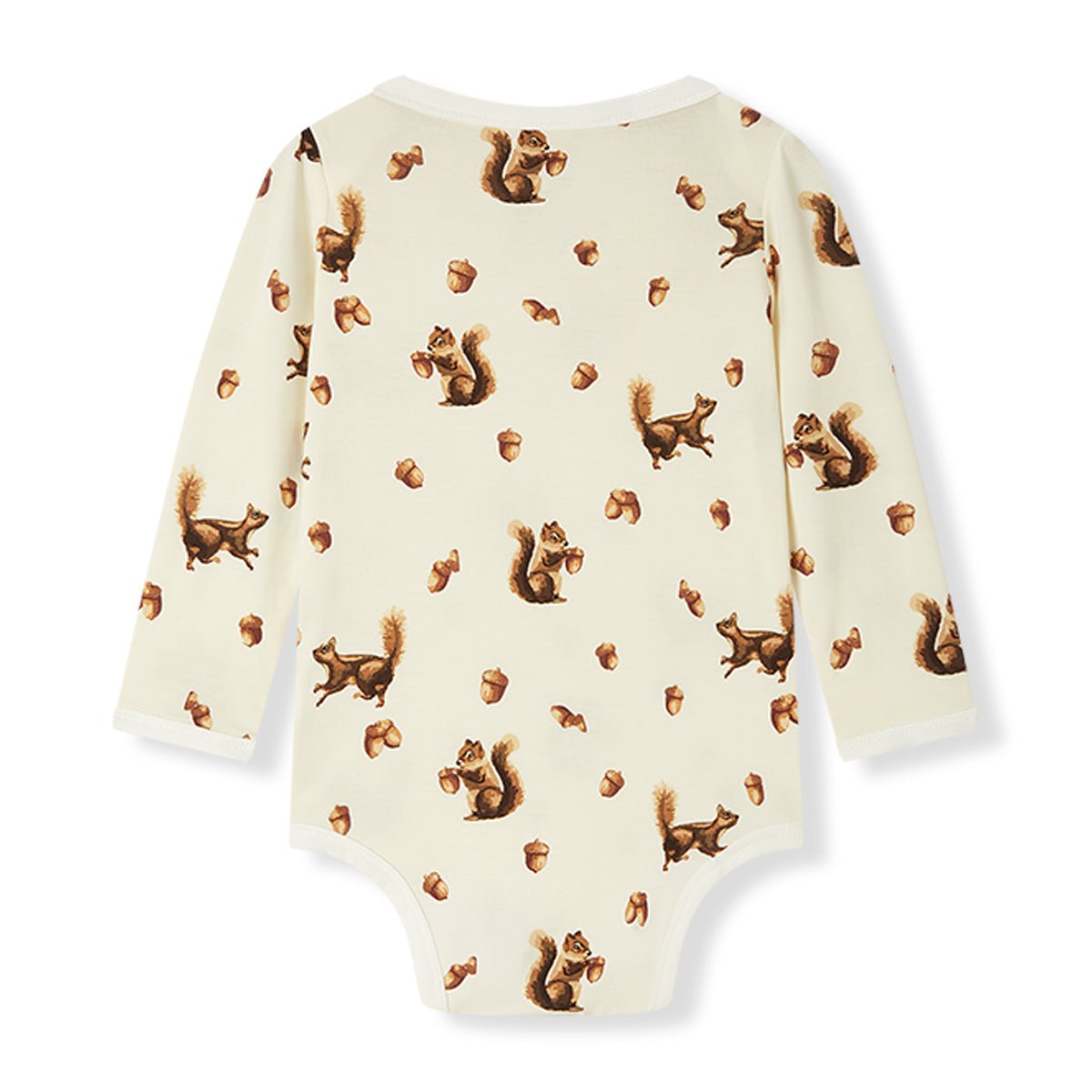 Milkbarn Luxe Stretch Long Sleeve One Piece e Chipmunk - Princess and the Pea Boutique