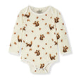 Milkbarn Luxe Stretch Long Sleeve One Piece e Chipmunk - Princess and the Pea Boutique