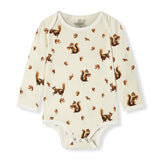 Milkbarn Luxe Stretch Long Sleeve One Piece e Chipmunk - Princess and the Pea Boutique