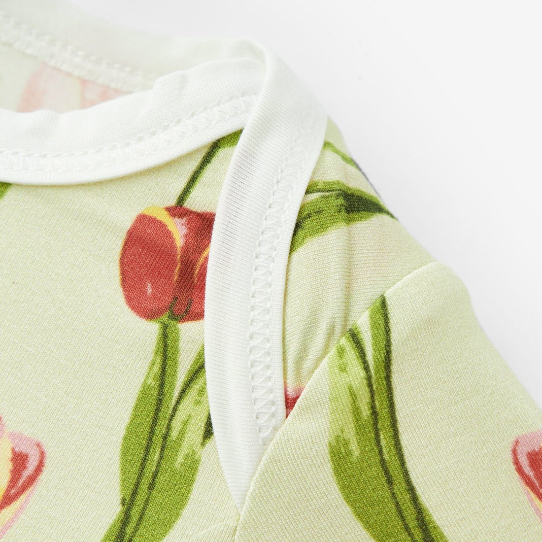 Milkbarn Luxe Stretch NB Gown & Hat Set Tulip 0 - 3M - Princess and the Pea Boutique