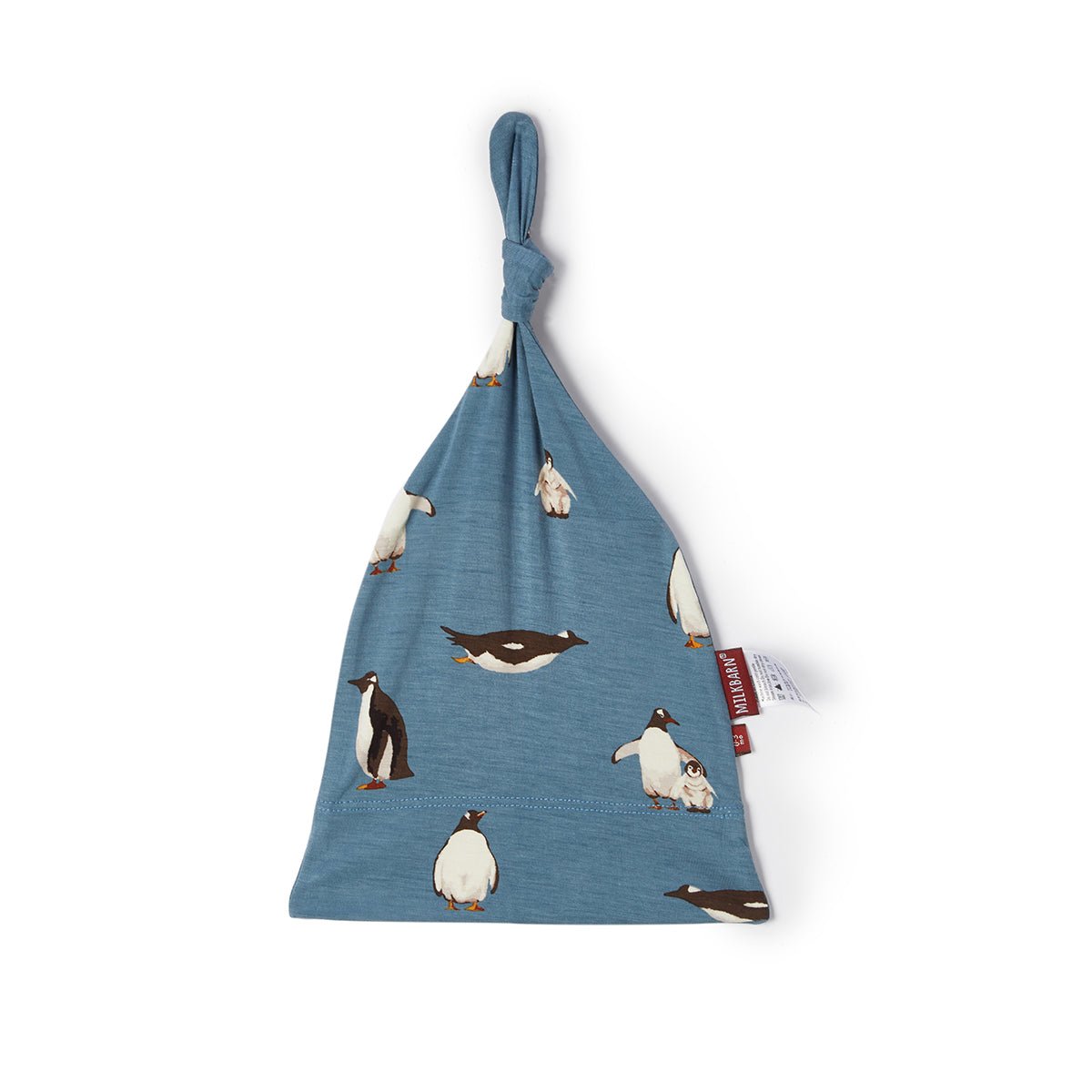 Milkbarn Luxe Stretch Newborn Grown & Hat Set Penguin - Princess and the Pea Boutique