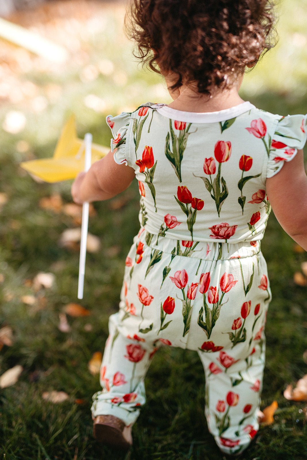 Milkbarn Luxe Stretch Ruffle One Piece Tulip - Princess and the Pea Boutique