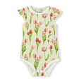 Milkbarn Luxe Stretch Ruffle One Piece Tulip - Princess and the Pea Boutique