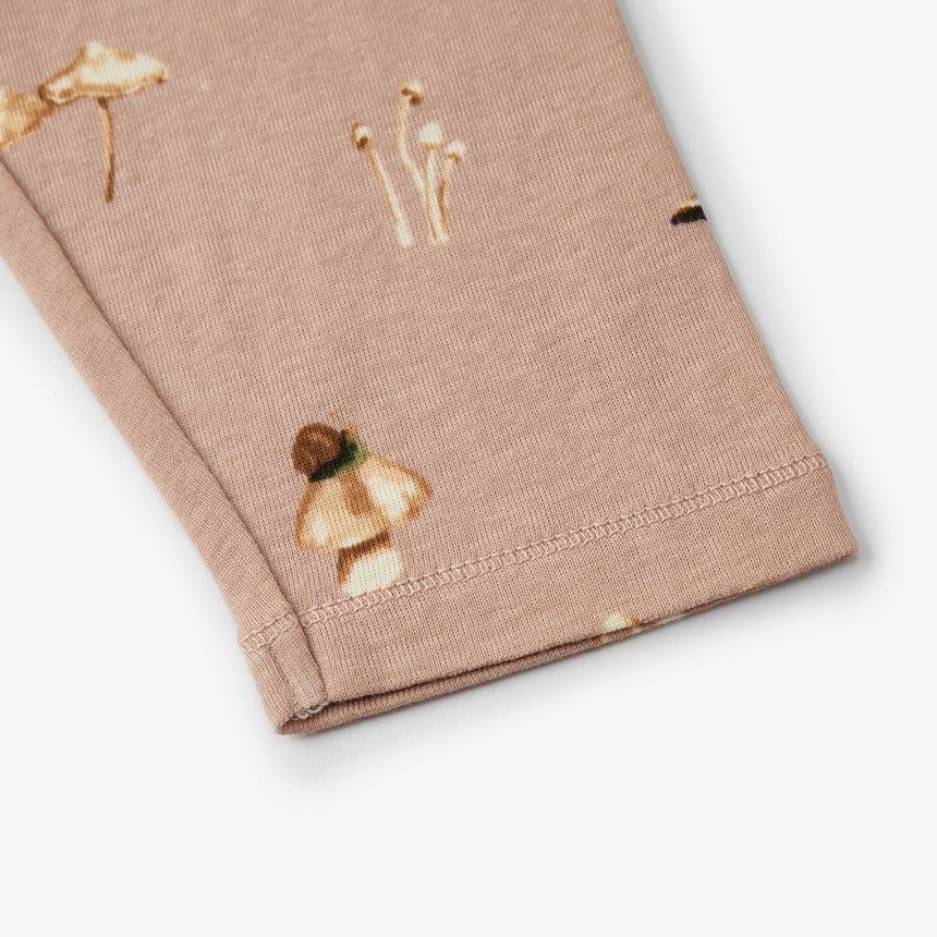 Milkbarn Organic Cotton Dress and Legging Set Mushroom - Princess and the Pea Boutique
