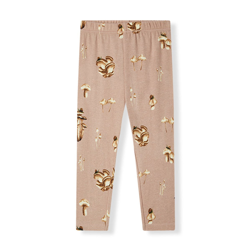 Milkbarn Organic Cotton Dress and Legging Set Mushroom - Princess and the Pea Boutique