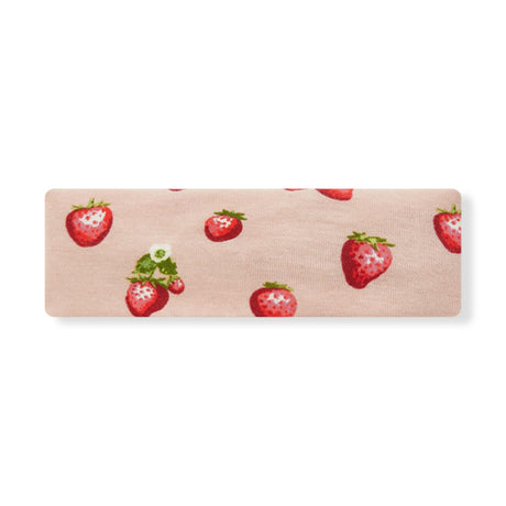 Milkbarn Organic Cotton Knotted Headband Strawberry 0 - 6M - Princess and the Pea Boutique