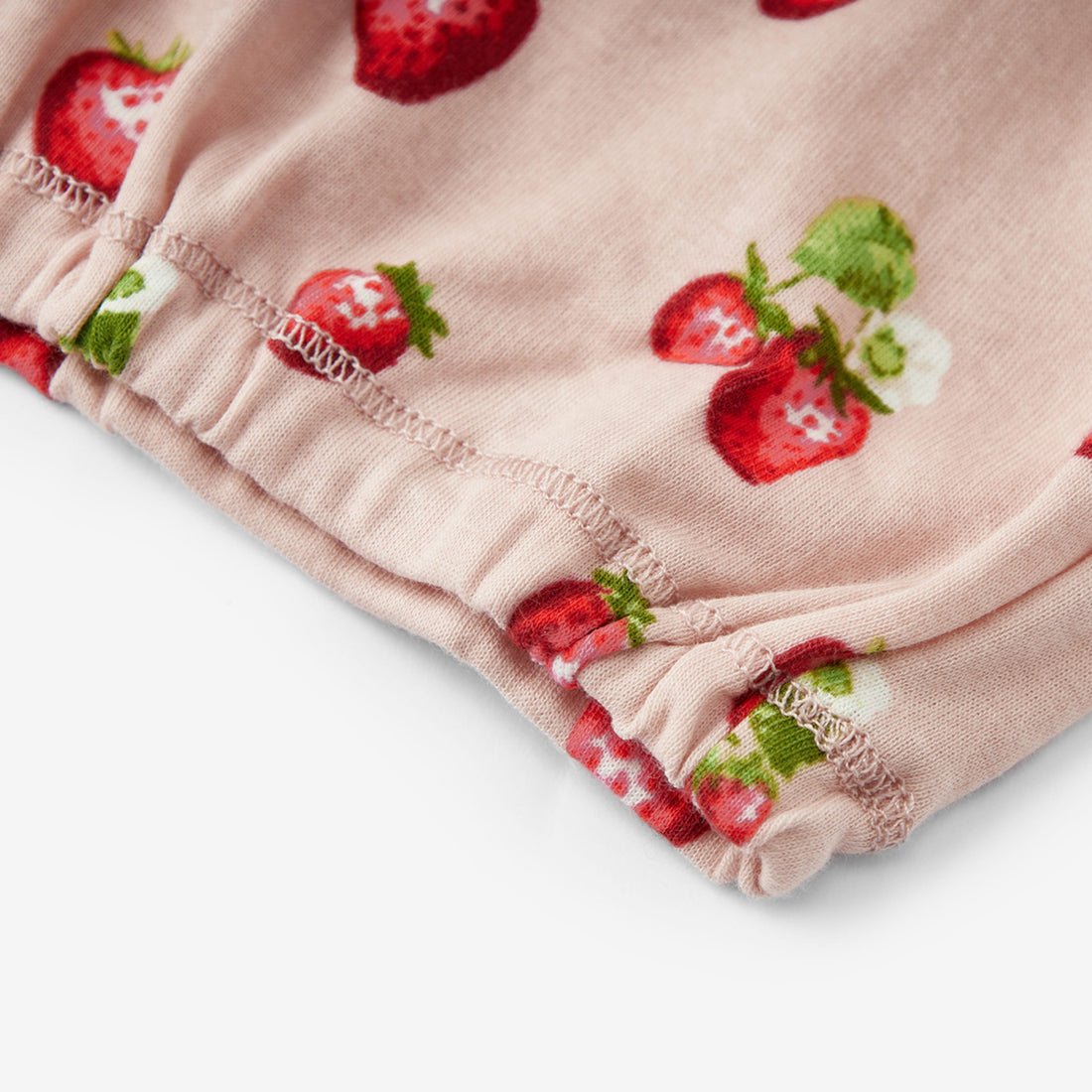 Milkbarn Organic Cotton NB Gown & Hat Set Strawberry 0 - 3M - Princess and the Pea Boutique