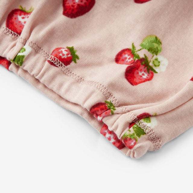 Milkbarn Organic Cotton NB Gown & Hat Set Strawberry 0 - 3M - Princess and the Pea Boutique