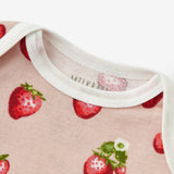 Milkbarn Organic Cotton NB Gown & Hat Set Strawberry 0 - 3M - Princess and the Pea Boutique