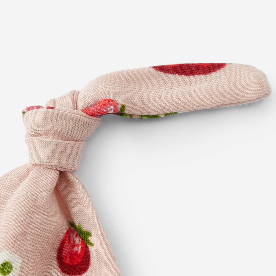 Milkbarn Organic Cotton NB Gown & Hat Set Strawberry 0 - 3M - Princess and the Pea Boutique