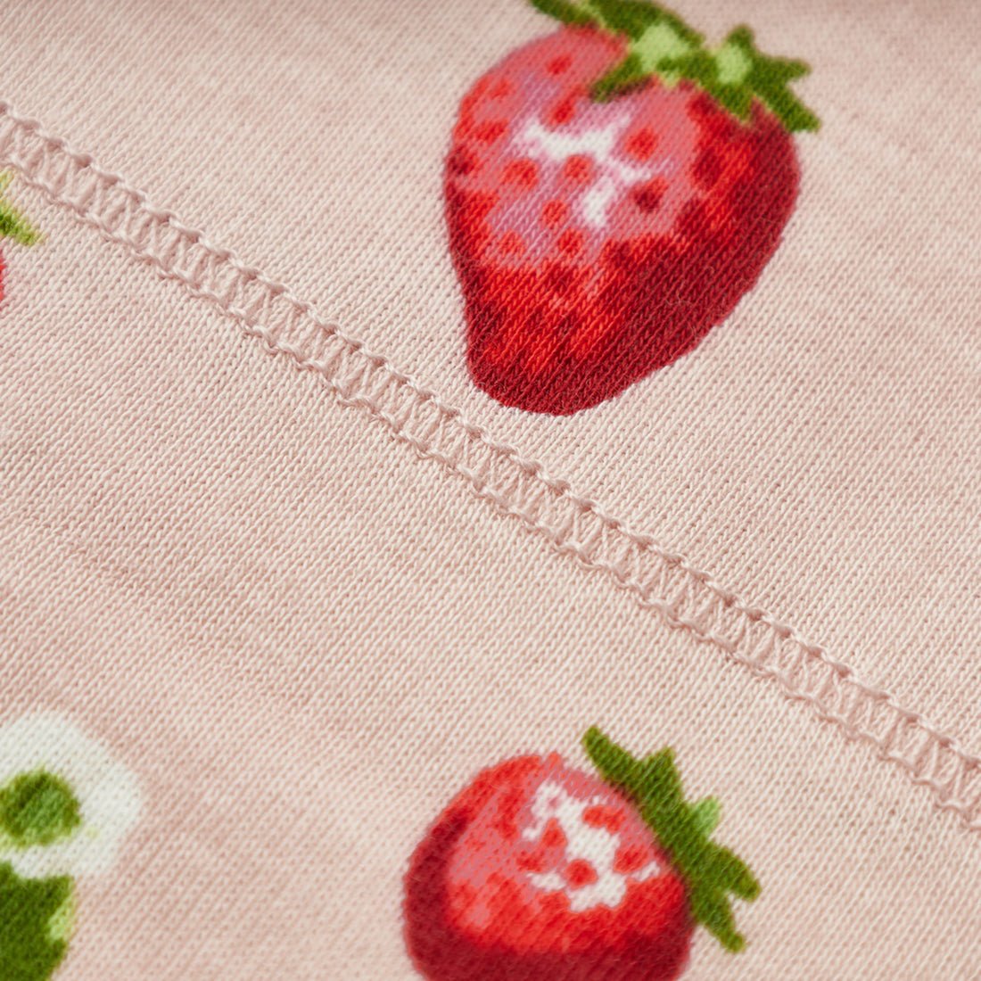 Milkbarn Organic Cotton NB Gown & Hat Set Strawberry 0 - 3M - Princess and the Pea Boutique