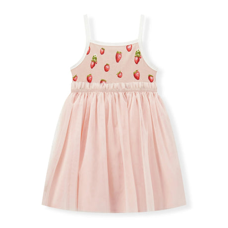 Milkbarn Organic Cotton Strawberry Ballet Dress - Princess and the Pea Boutique