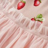 Milkbarn Organic Cotton Strawberry Ballet Dress - Princess and the Pea Boutique