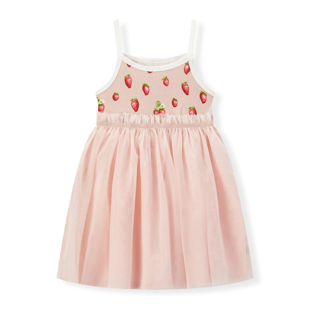 Milkbarn Organic Cotton Strawberry Ballet Dress - Princess and the Pea Boutique