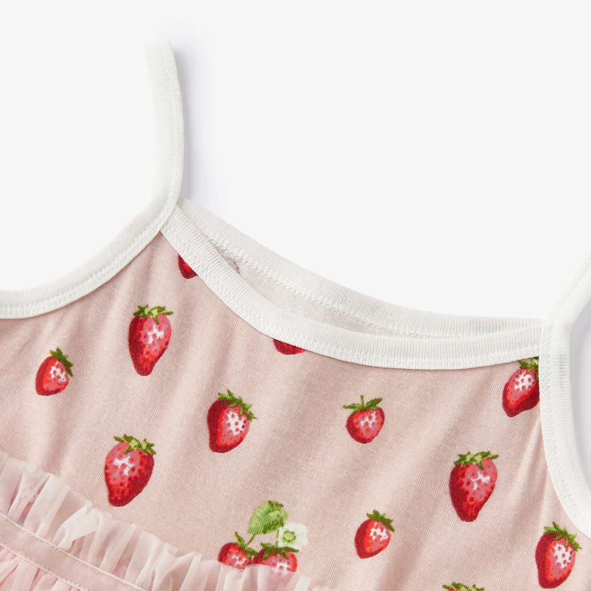 Milkbarn Organic Cotton Strawberry Ballet Dress - Princess and the Pea Boutique