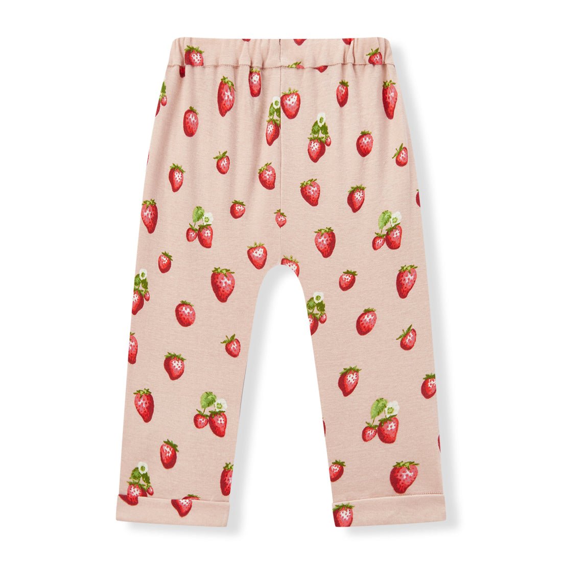 Milkbarn Strawberry Organic Cotton Jogger Pants - Princess and the Pea Boutique