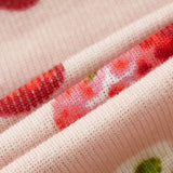 Milkbarn Strawberry Organic Cotton Ruffle Footed Romper - Princess and the Pea Boutique