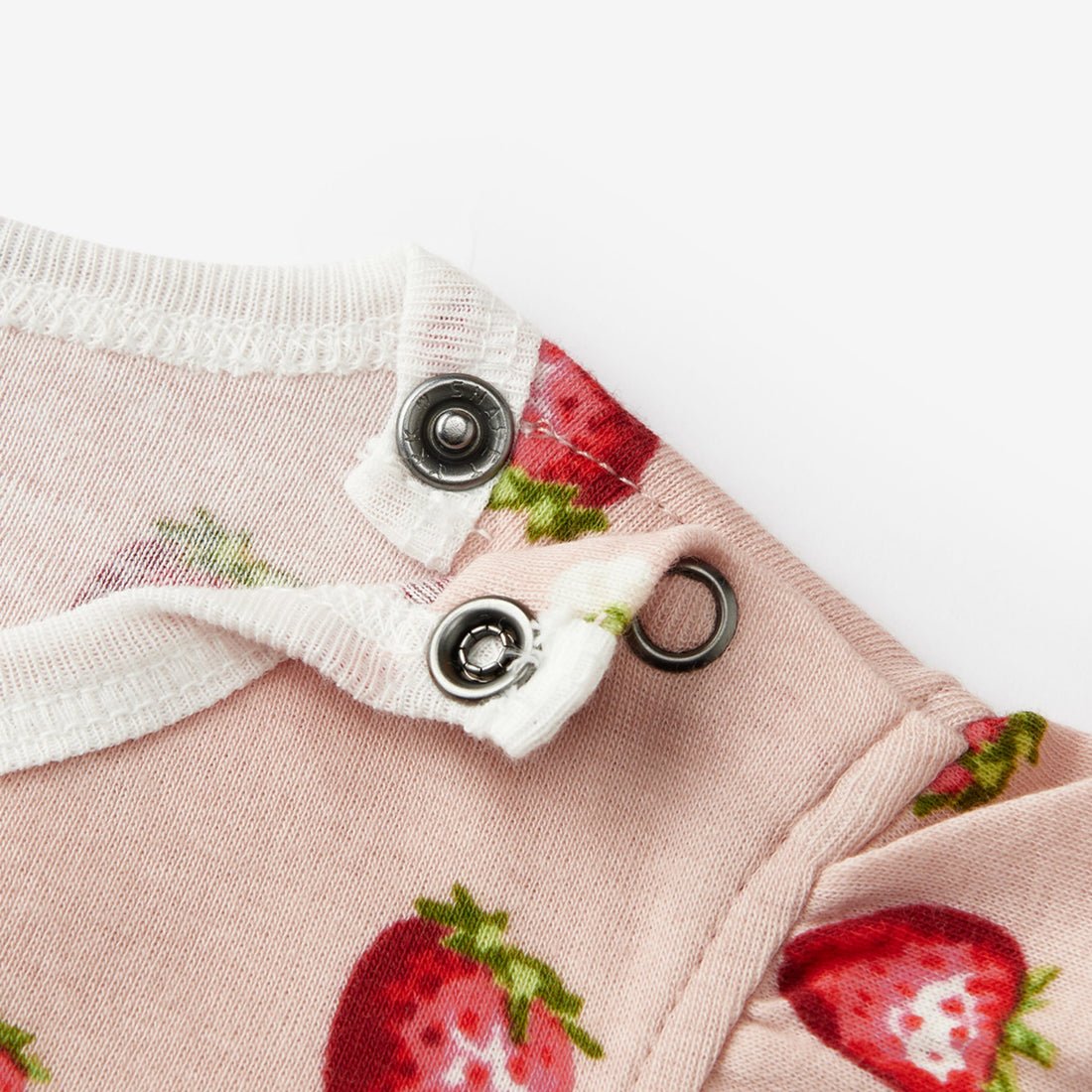 Milkbarn Strawberry Organic Cotton Ruffle One Piece - Princess and the Pea Boutique