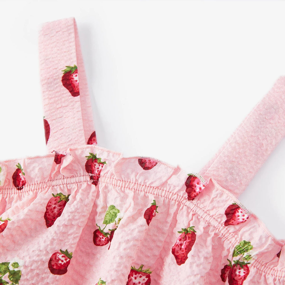 Milkbarn Strawberry Ruffle Tank and Pant Set - Princess and the Pea Boutique