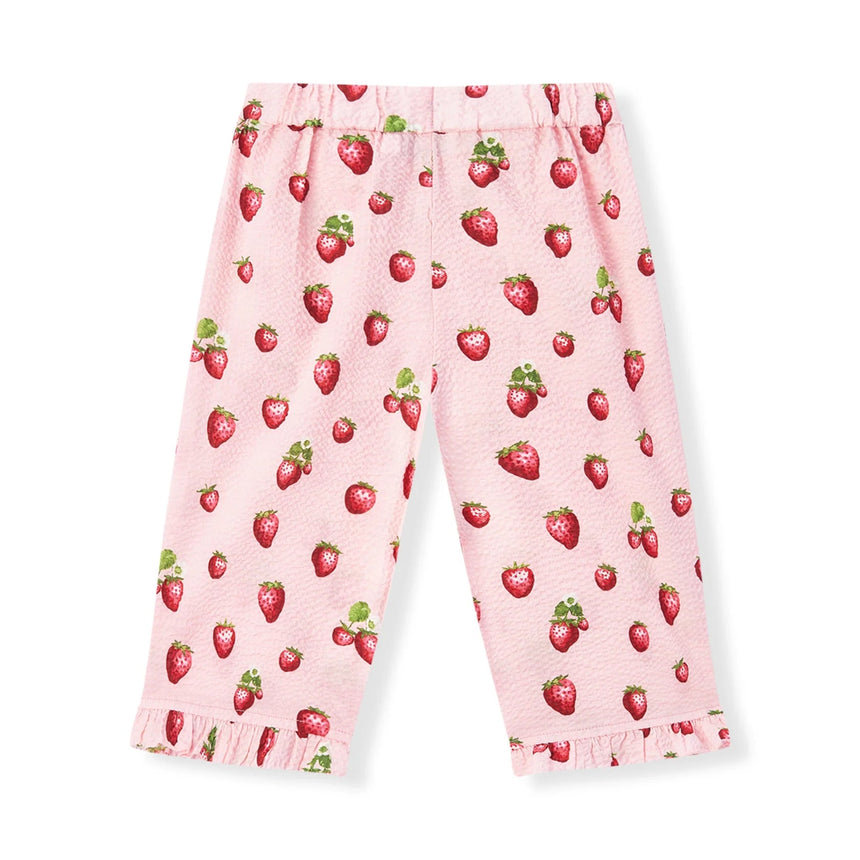 Milkbarn Strawberry Ruffle Tank and Pant Set - Princess and the Pea Boutique