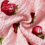 Milkbarn Strawberry Wide Brim Sun Bonnet - Princess and the Pea Boutique