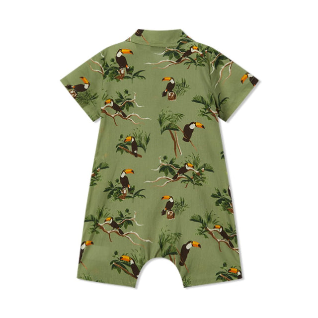 Milkbarn Toucan Collared Shortall - Princess and the Pea Boutique