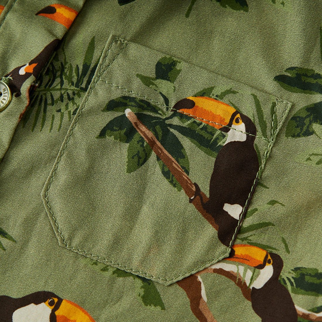Milkbarn Toucan Collared Shortall - Princess and the Pea Boutique