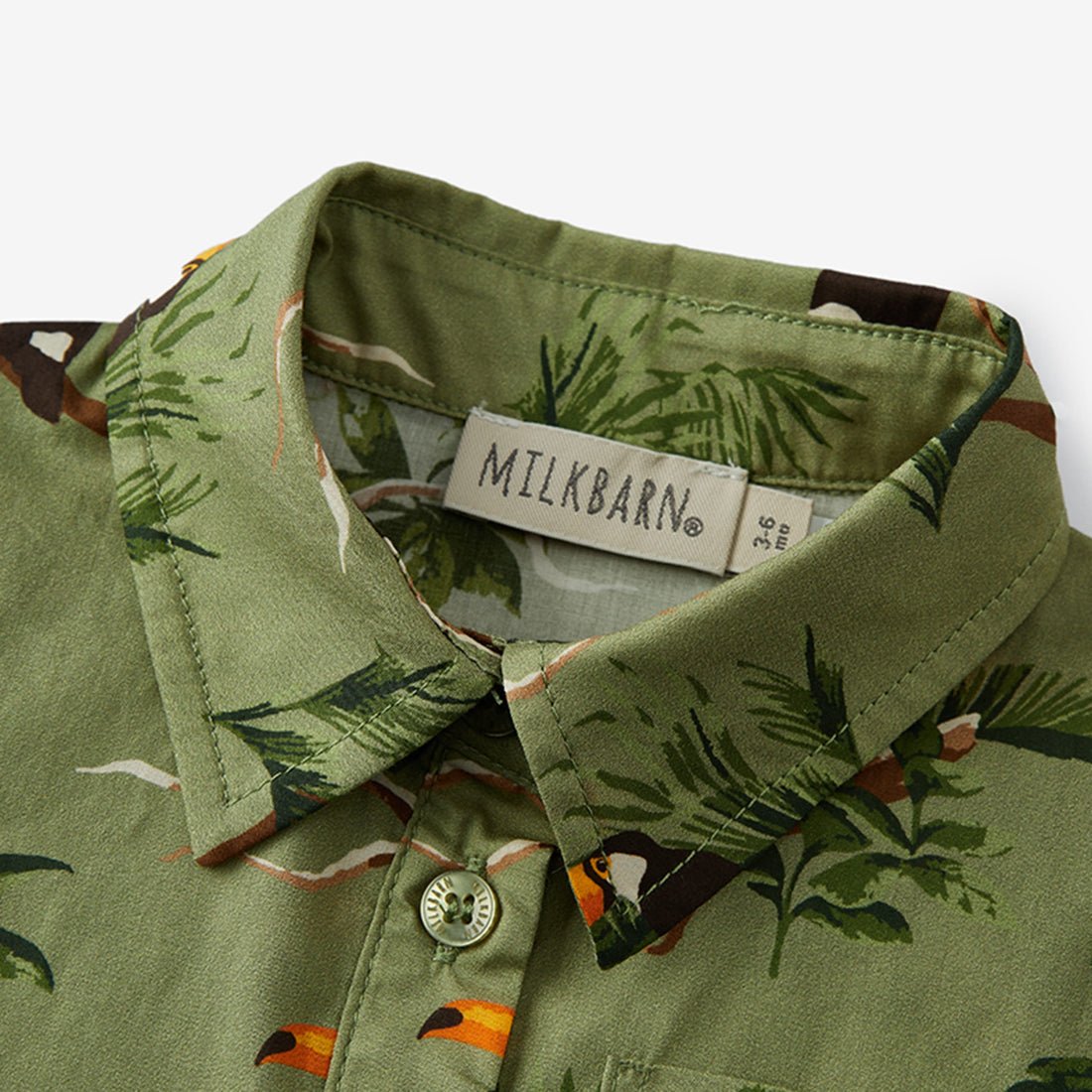 Milkbarn Toucan Collared Shortall - Princess and the Pea Boutique